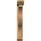 Ekena Millwork Funston Slat Smooth Bracket w/ Offset Brace, Western Red Cedar, 5 1/2"W x 30"D x 38"H BKT0604X30X38FST06SWR - alternate 2